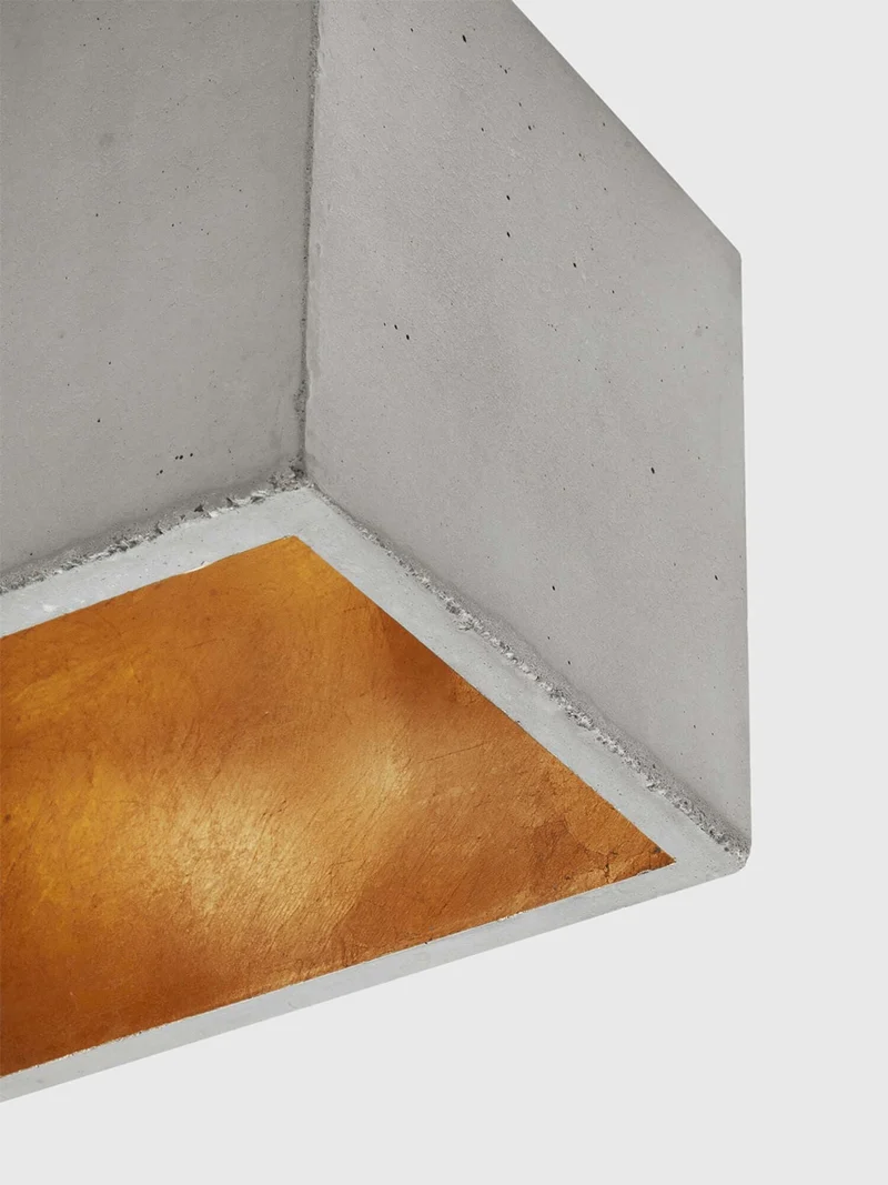 Gantlights B4 LED-Pendelleuchte Beton 56cm dimmbar