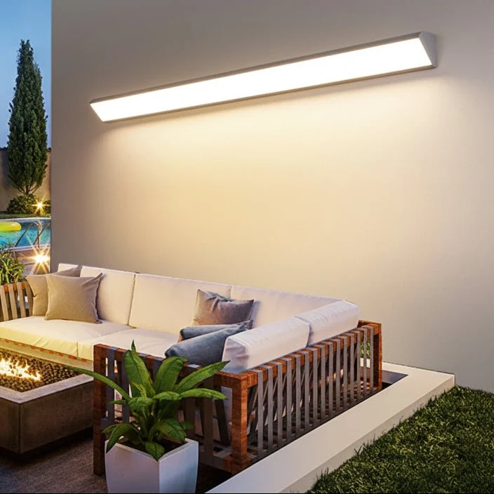 Waterdichte LED Buitenwandlamp Aluminium 60cm 90cm Warm Wit Koud Wit Veranda Tuin Terras Verlichting | Sansoti