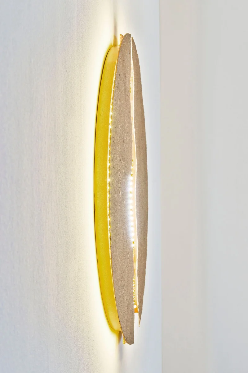 LED-Wandlampe Eruption Gross dimmbar Rund Ø 80cm