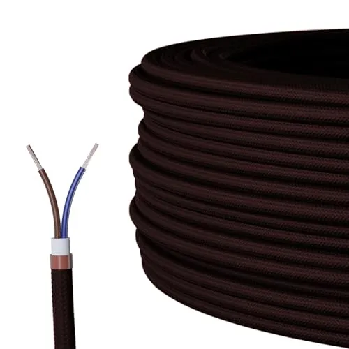 1m,5m,10m Rundes 2-Adriges Geflochtenes Farbiges Kabel ~1438