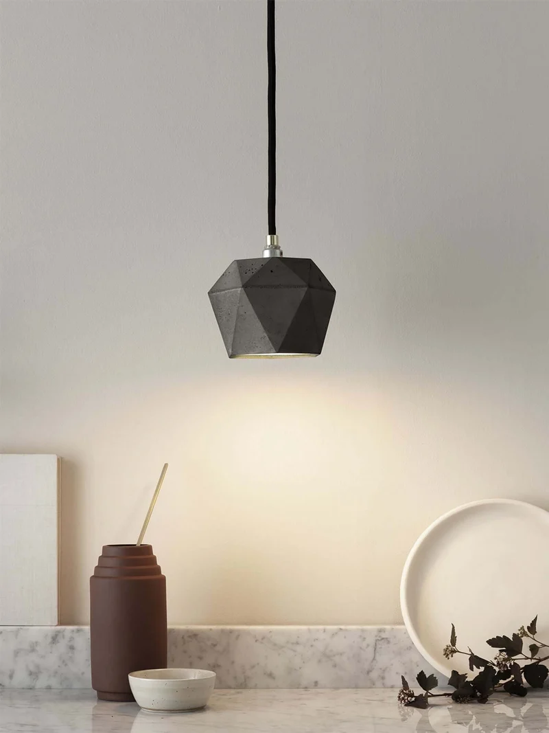 Gantlights T2 Hängelampe Beton dimmbar