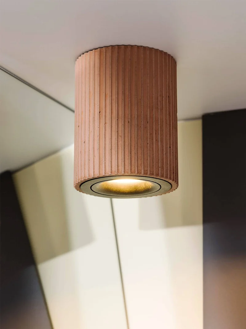 Gantlights S2 schwenkbarer Deckenspot Plissiert