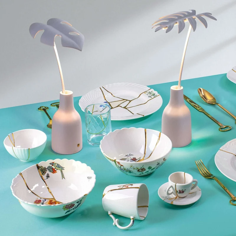 Seletti Leaf Light Stellou Tischleuchte Harz Metall