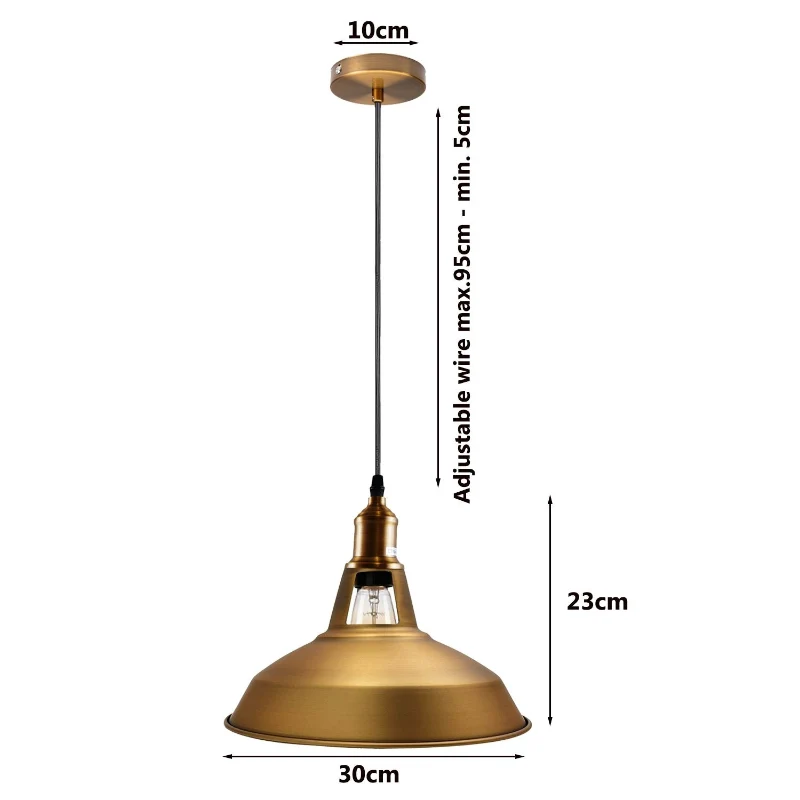 2er-Set All Seasons Life Pendelleuchte Metall Gelbmessing Ø30cm ~1695