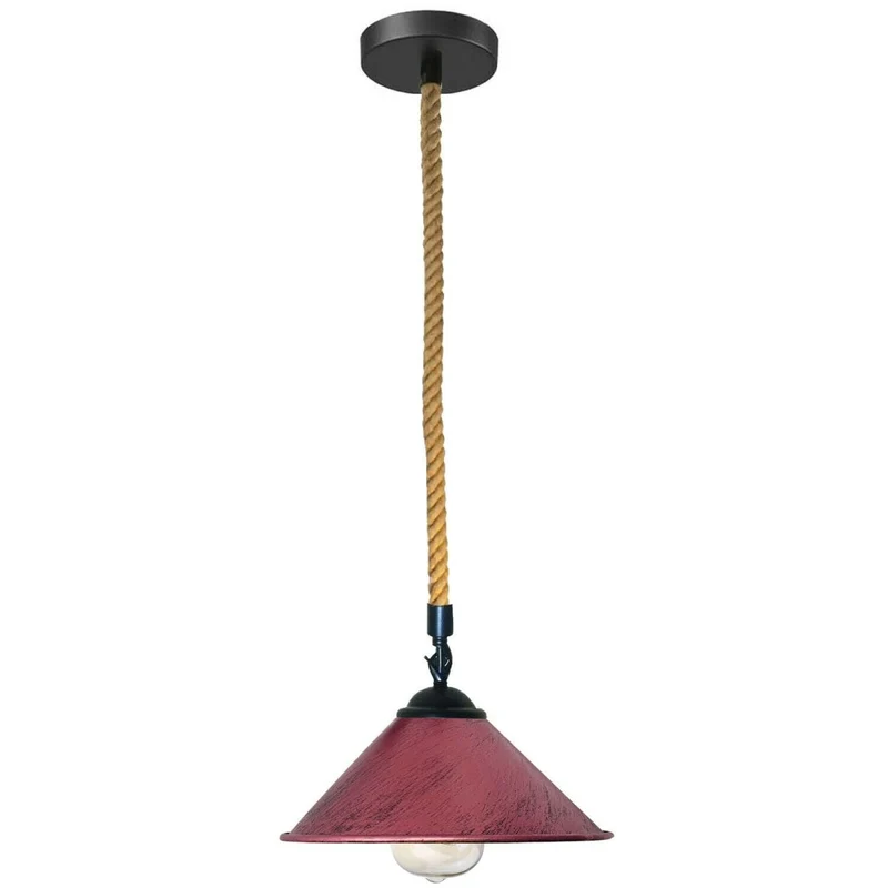 Retro Esstisch Pendelleuchte Glühbirne Retro seillampe~1811