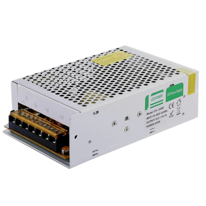 All Seasons Life LED Schaltnetzteil 24V 200W 8.33A Aluminium ~1102