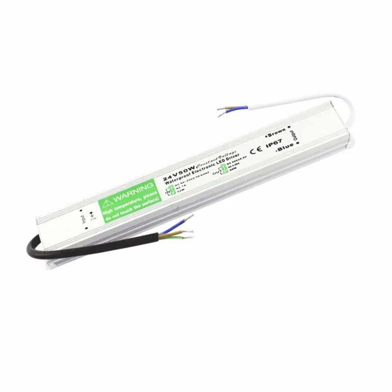 50W LED-Trafo 24V Netzteil Wasserdichter für LED-Streifen~1101