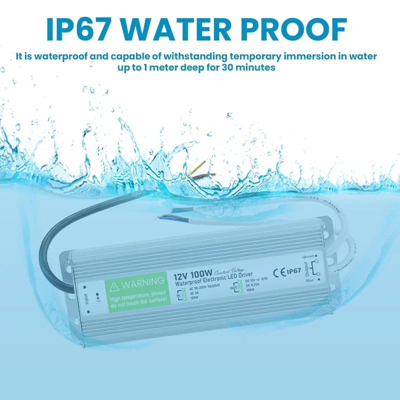 All Seasons Life Wasserdichter LED Trafo 12V 10W IP67 Netzteil ~1099