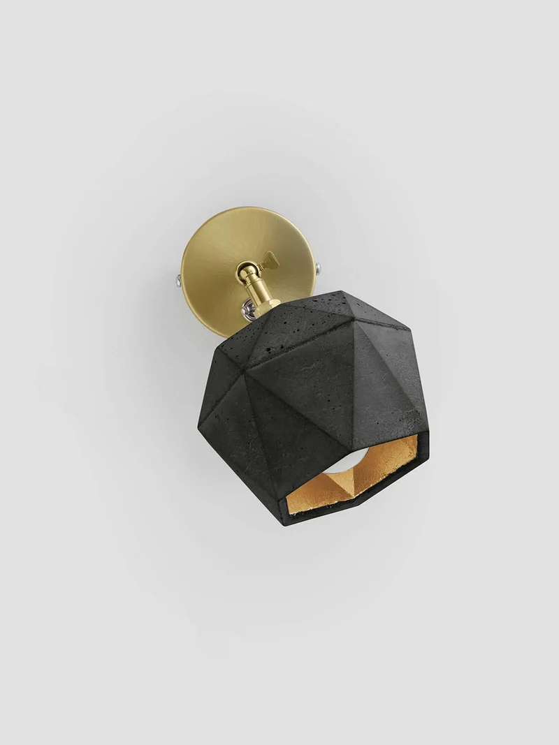 Gantlights T2 Wandspot Beton trianguliert