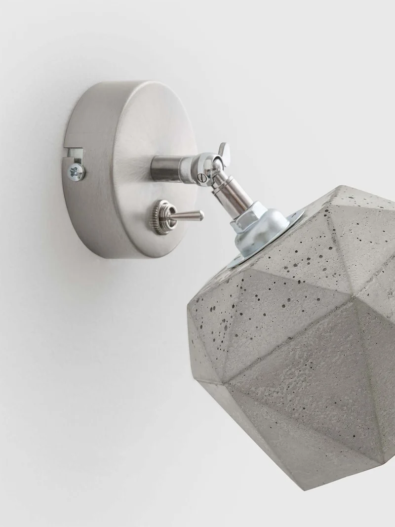 Gantlights T2 Wandspot Beton trianguliert