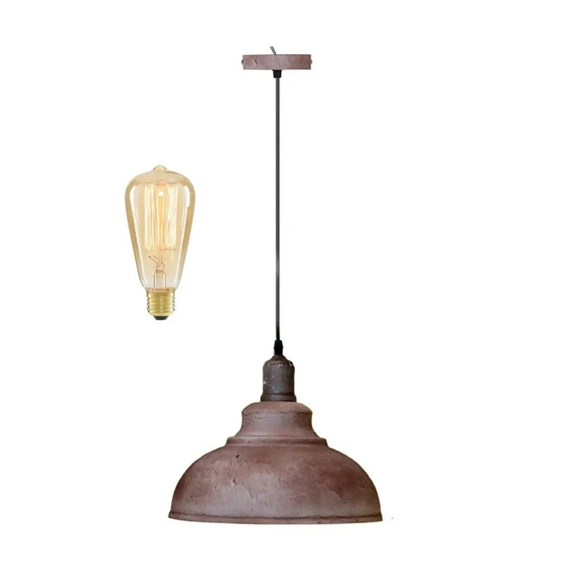 Industrie Pendelleuchte Rost Look All Seasons Life Vintage ~1310