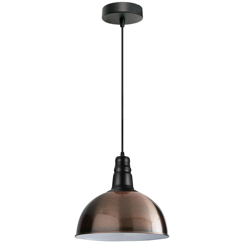 Moderne Kupfer Pendelleuchte E27 - 95 cm Kabel verstellbar~1359