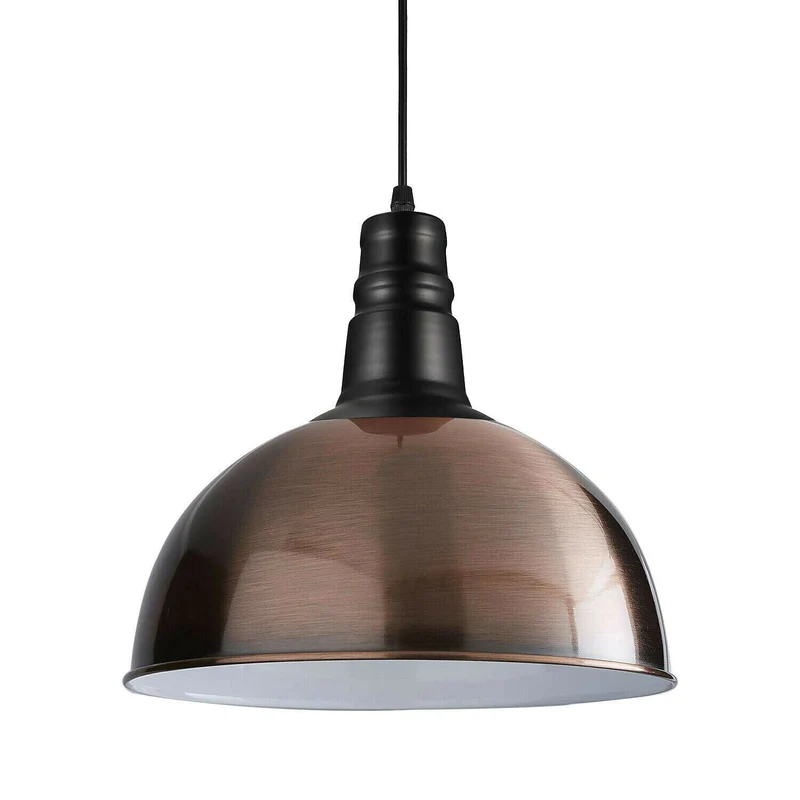 Moderne Kupfer Pendelleuchte E27 - 95 cm Kabel verstellbar~1359