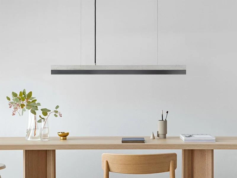 Gantlights C2 LED-Hängelampe 92cm dimmbar Beton