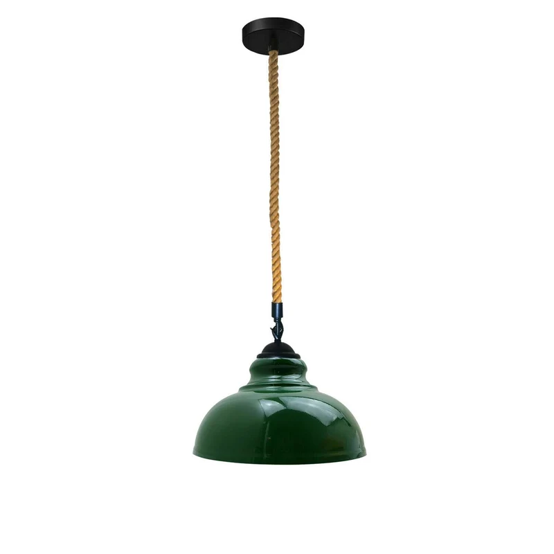 Moderne Pendelleuchte in Kuppelform – 29 cm, E27, mehrere Farben, höhenverstellbar, Retro-Metall-Design~1677