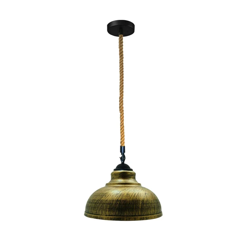Moderne Pendelleuchte in Kuppelform – 29 cm, E27, mehrere Farben, höhenverstellbar, Retro-Metall-Design~1677