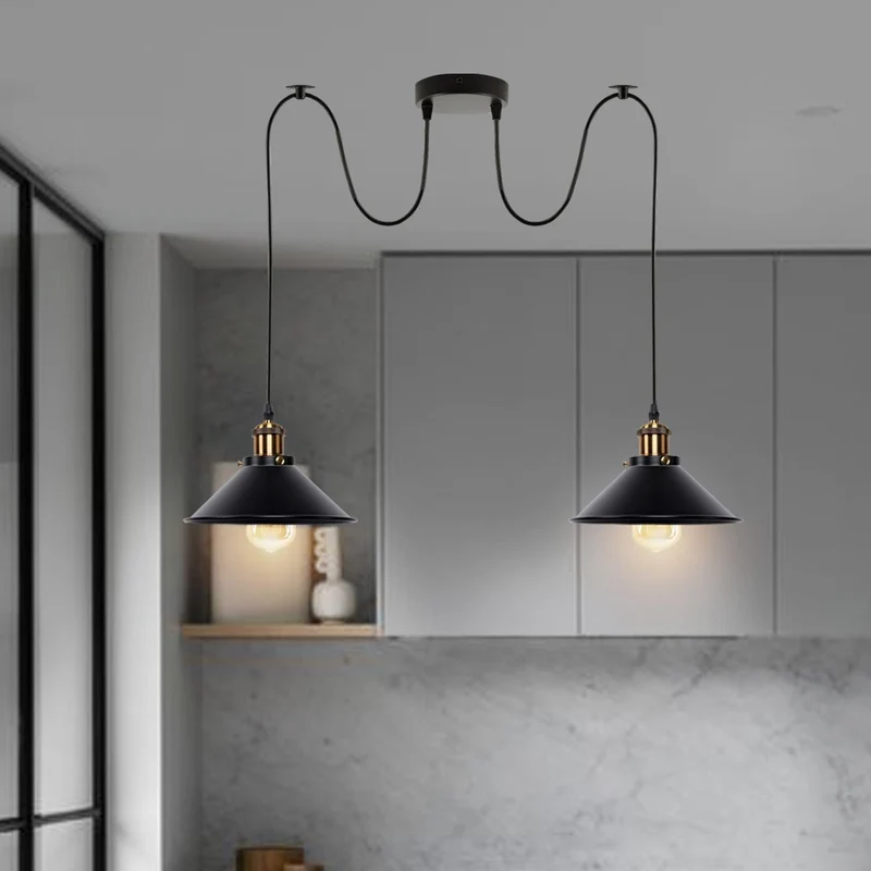 Spider Pendelleuchte Industrielle Multiarm Deckenlampe| Ø 22CM ~1801
