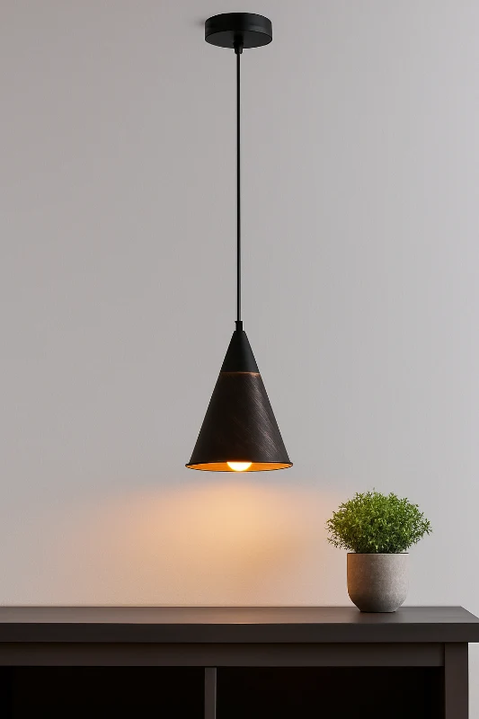 Retro Rustikale Rot Deckenlampe|Vintage Pendelleuchte~1500