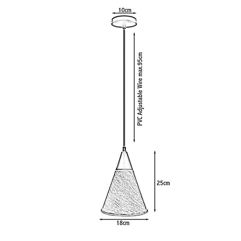 Matt schwarz küchen pendelleuchte Hängelampe Industrie Design~1499