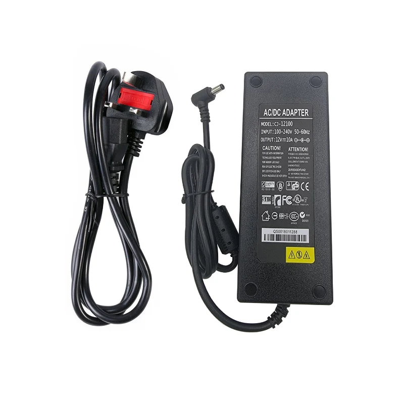 12V 10A Netzteil Adapter Leistungsstark & Sicher AC 100-240V ~1342