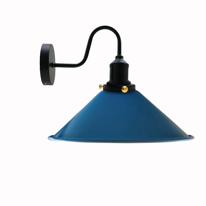 Retro Wandlampe mit Schwanenhals & Metall E27 ~1796