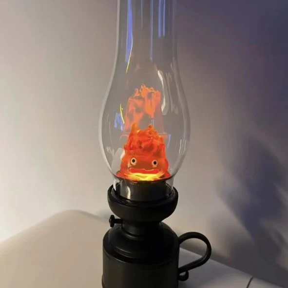 Vlamloze Nachtlamp Fantasiefiguur Retro Design Sfeerlicht Nachtkastje Decoratief LED Kinderkamer Slaapkamer | Sansoti