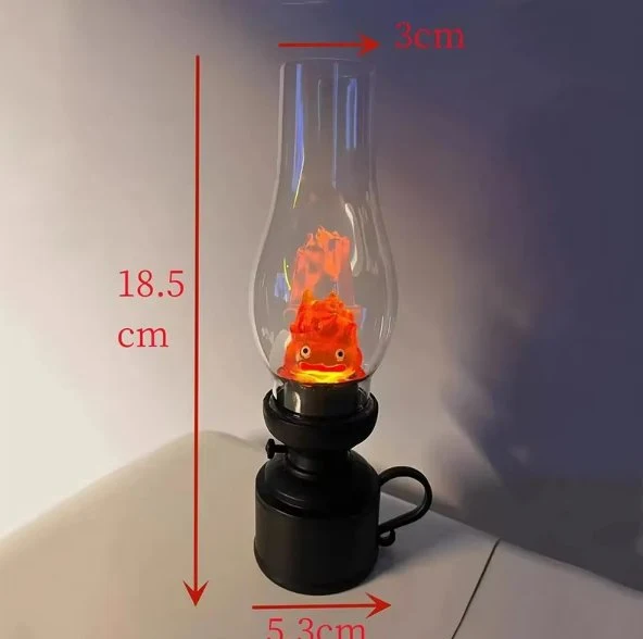 Vlamloze Nachtlamp Fantasiefiguur Retro Design Sfeerlicht Nachtkastje Decoratief LED Kinderkamer Slaapkamer | Sansoti