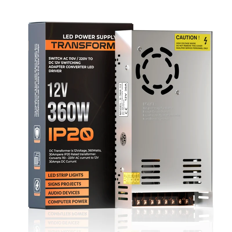 12V 30A 360W Schaltnetzteil 230v auf 12v,Transformator~1090