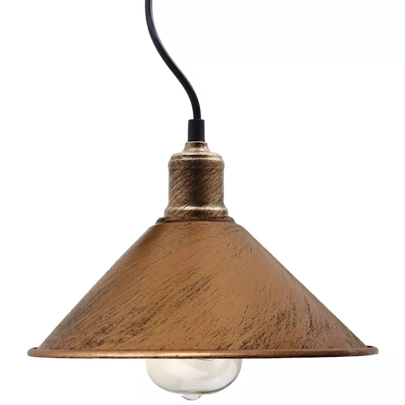 Moderne Pendelleuchten, gebürstetes Kupfer, bar beleuchtung~1497