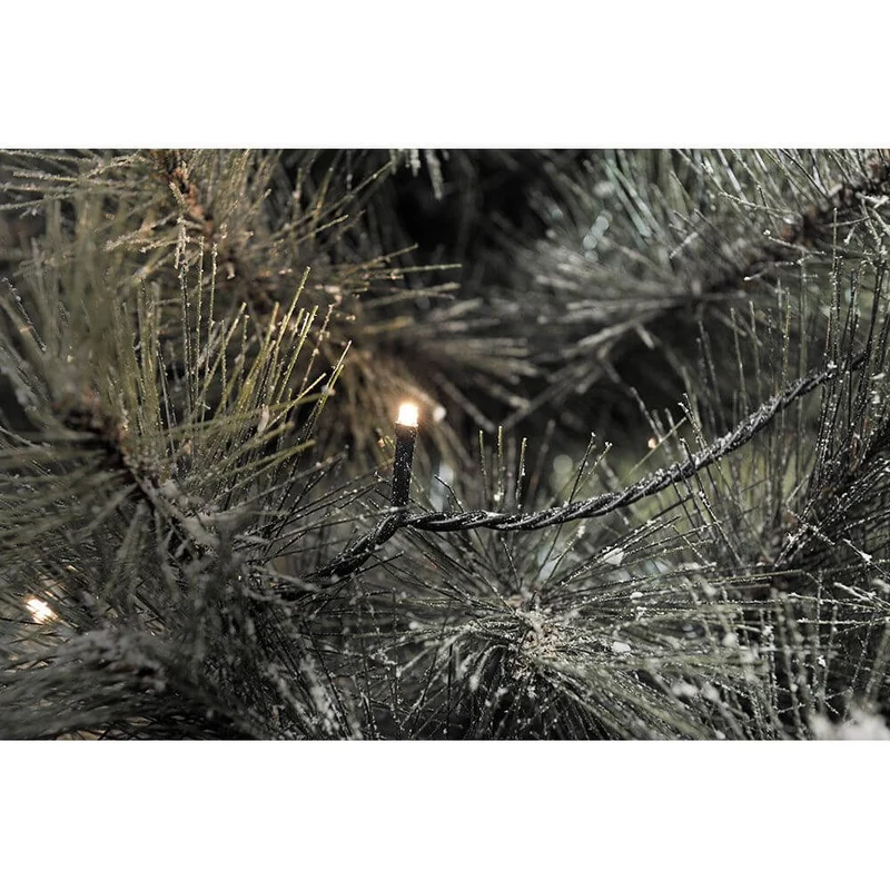 61m Micro LED Lichterkette 800 Warmweiße Dioden IP44