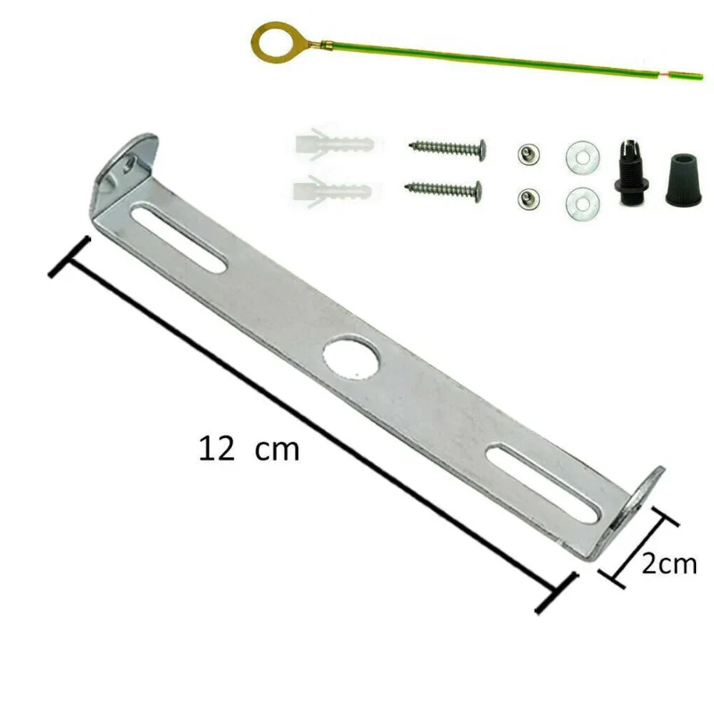 Deckenleuchte Montage-Set 12cm Halterung & Erdung mit Zubehör ~1285