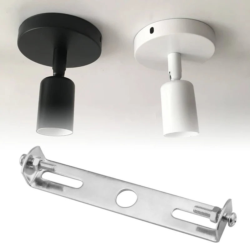 Deckenrose Light Befestigungsgurt Klammer Platte 125mm Halterung mit Zubehör~1284