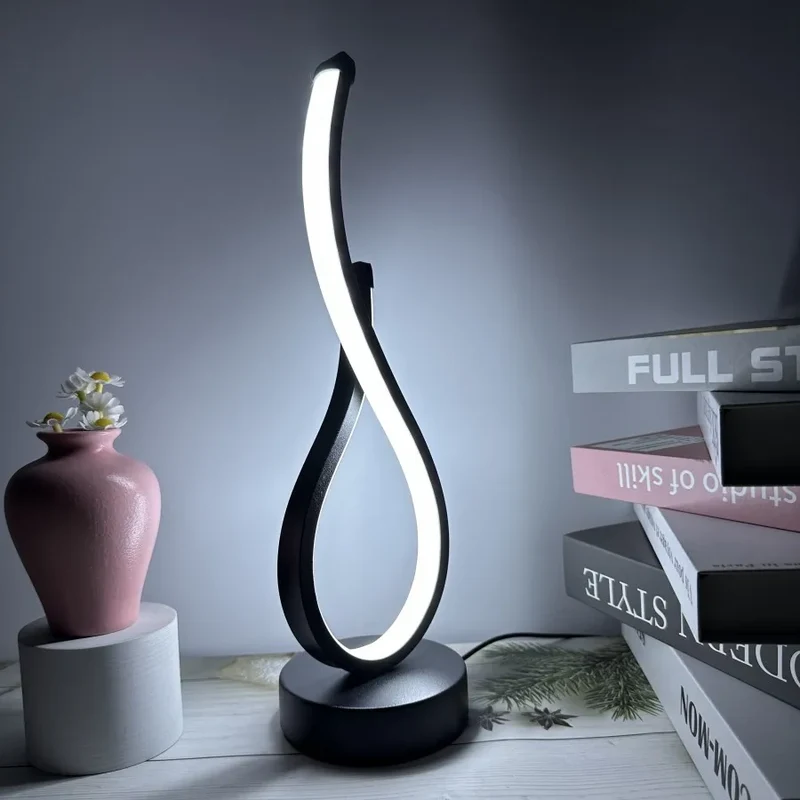 Dimbare LED Tafellamp met 3 Lichtkleuren – Draadloze Oplaadbare Stemmingslamp voor Slaapkamer & Woonkamer | Sansoti