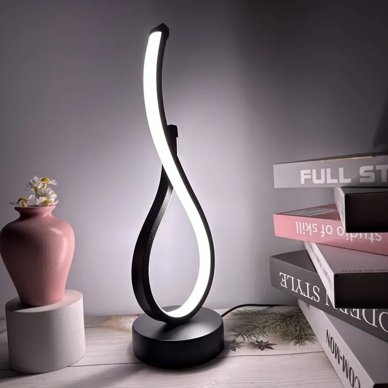 Dimbare LED Tafellamp met 3 Lichtkleuren – Draadloze Oplaadbare Stemmingslamp voor Slaapkamer & Woonkamer | Sansoti