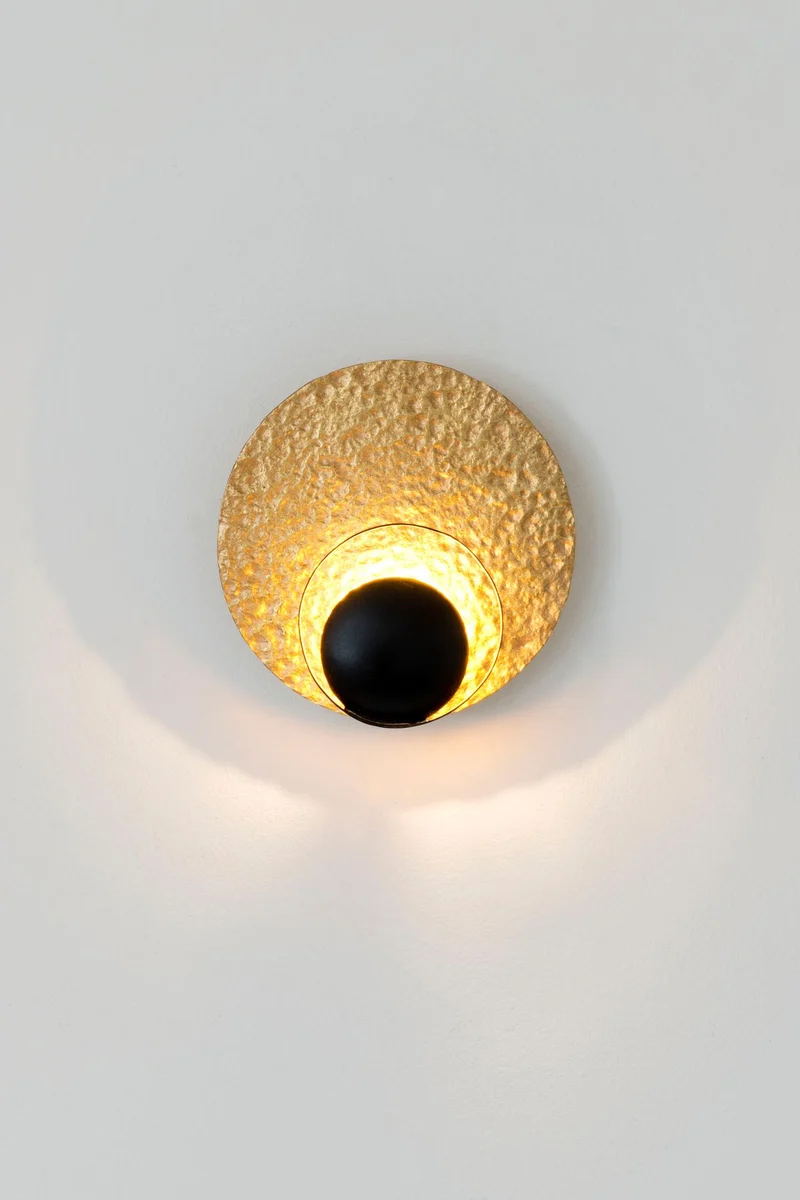 LED-Wandlampe Stare dimmbar mit Scheibe mit Ring Rund