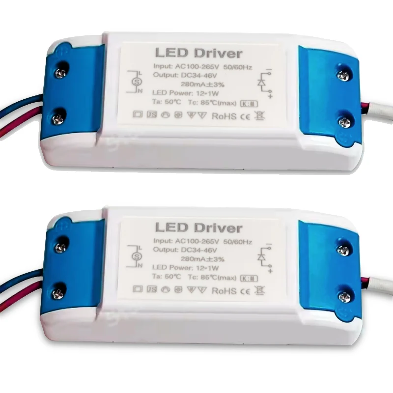 12W LED Treiber Konstantstrom 280mA DC 34-46V Effizienz ~1773