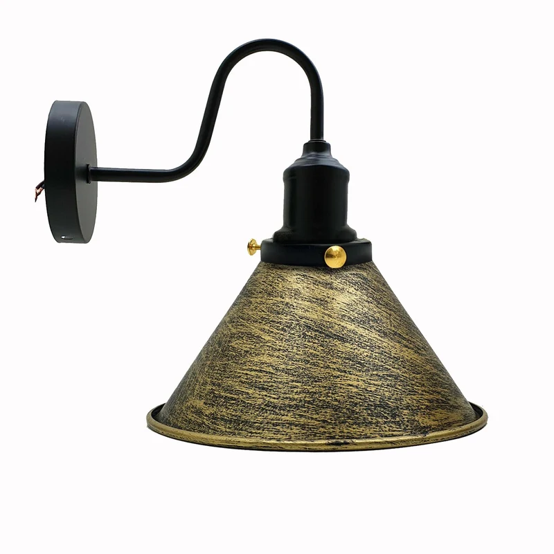 Vintage wandleuchte innen modern led Kegelschirm~1761