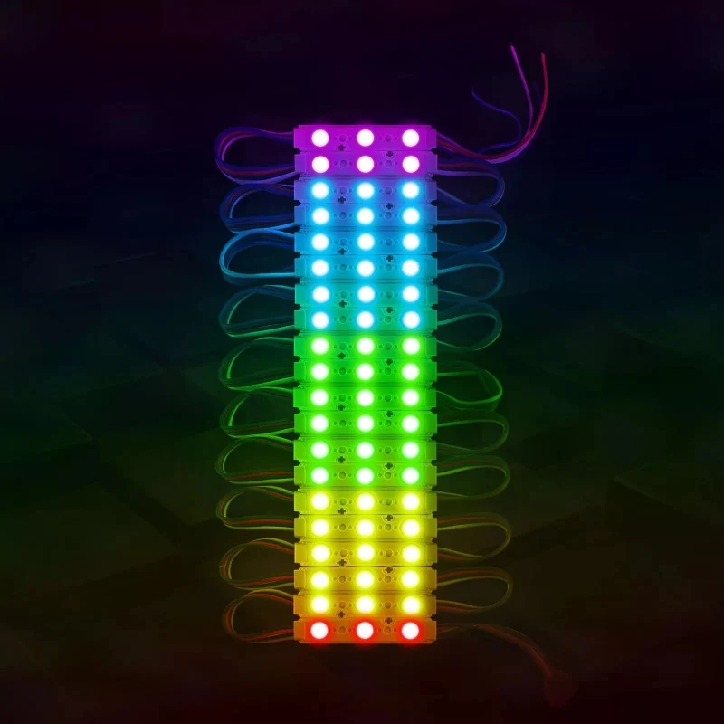 RGB-LED-Streifen SMD LED-Injektionsmodul DC12V 10 pcs ~1754