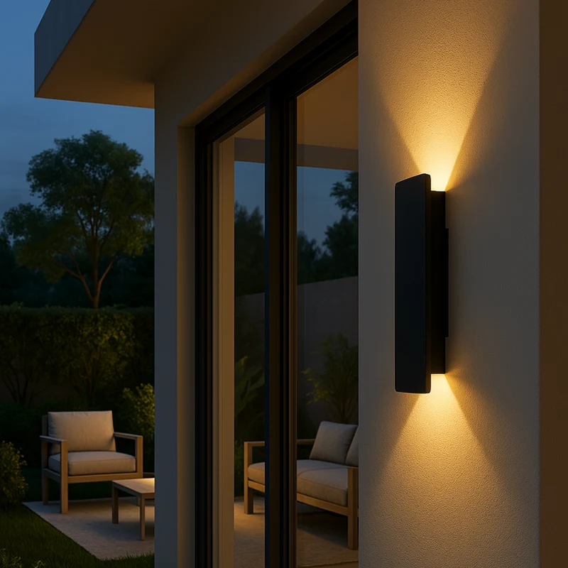LED Buitenlamp Aluminium Wandverlichting IP65 Waterdicht Energiezuinig Modern Design voor Gevel Tuin Terras | Sansoti