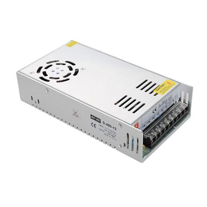 Leistungsstarkes Schaltnetzteil 12V DC 480W 40A Trafo ~1089