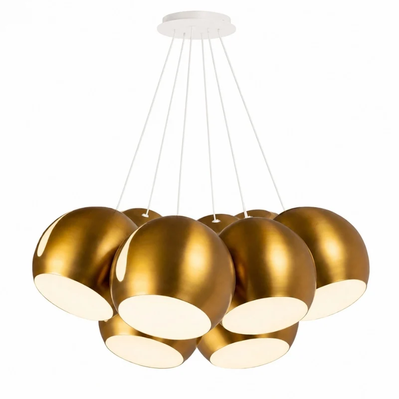 s.luce Ball Cluster Mehrfach-Pendelleuchte 7-flammig 7x30cm