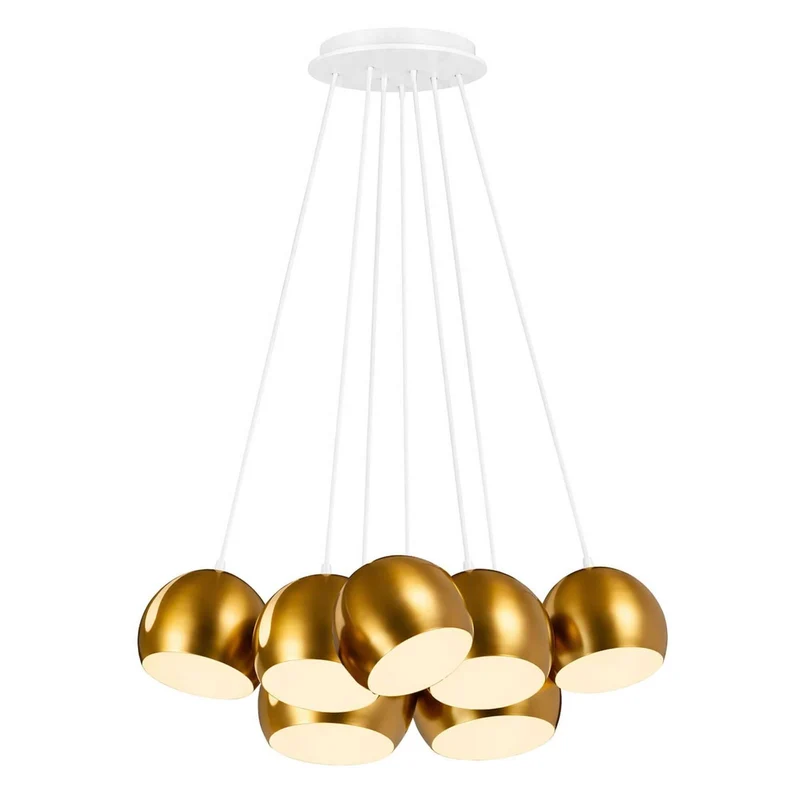 s.luce Ball Cluster Mehrfach-Pendelleuchte Cluster 7-flammig 7x20cm