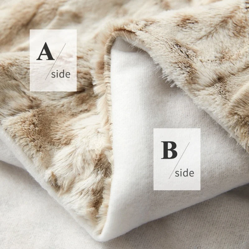 Vloerkleed Luipaardprint Zacht Hoogpolig Antislip Dierenprint Beige Bruin Woonkamer Slaapkamer Vloermat | Sansoti
