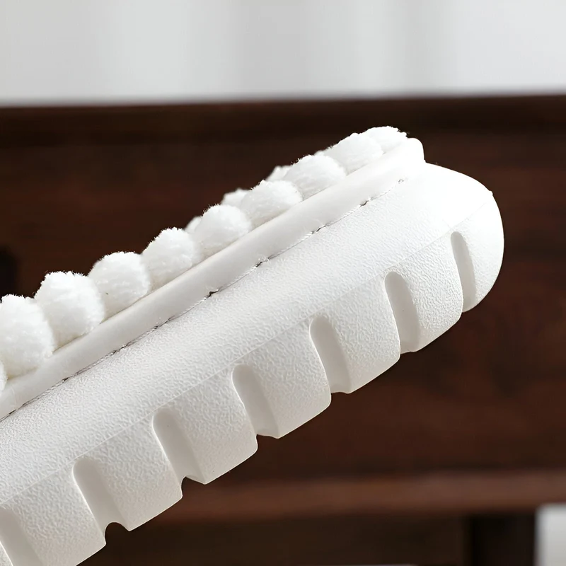 Gevoerde Pantoffels met Gekruiste Bandjes Dames Heren Zachte Binnenschoen Warmte Comfort Antislip Winter | Sansoti