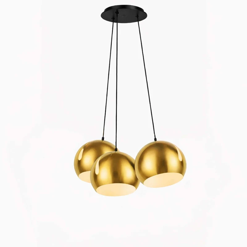 s.luce Ball Cluster Mehrfach-Pendelleuchte 3-flammig 3x20cm