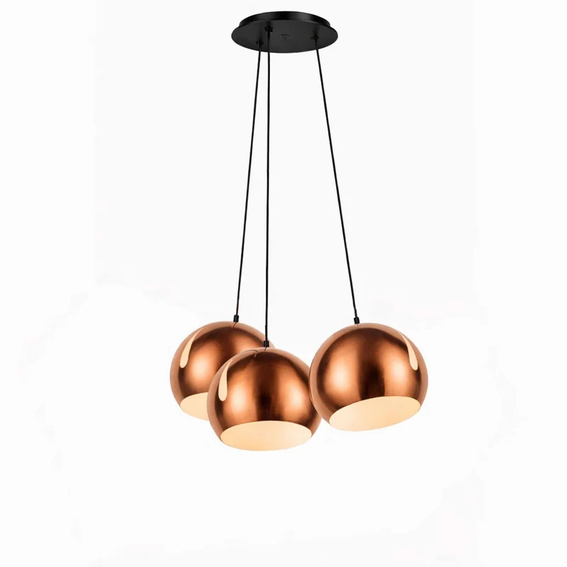 s.luce Ball Cluster Mehrfach-Pendelleuchte 3-flammig 3x20cm