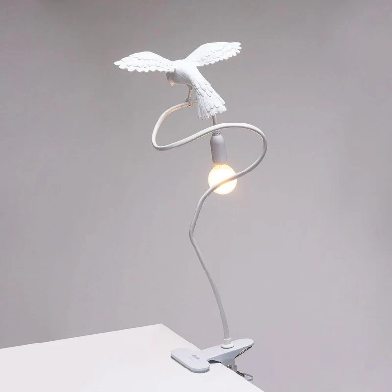 Seletti Sparrow Cruising Klemmleuchte USB