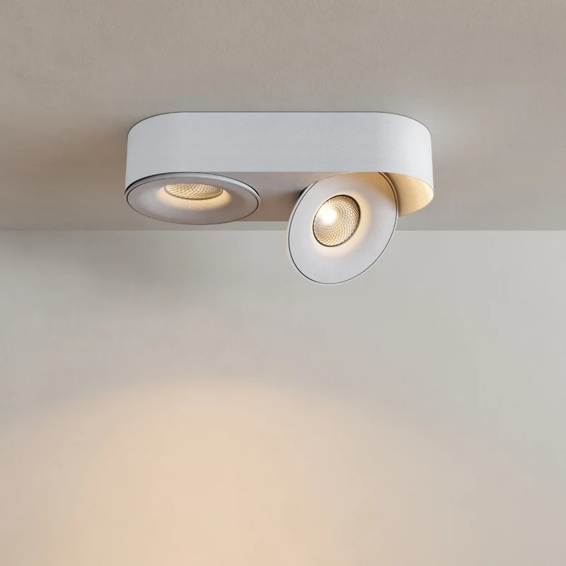s.luce Santa Duo LED-Deckenleuchte schwenkbar 2-flammig