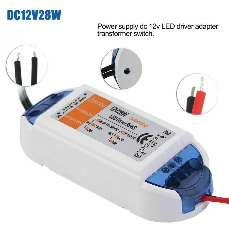 LED Treiber 12V DC | 18W - 100W Constant Voltage Trafo ~1548