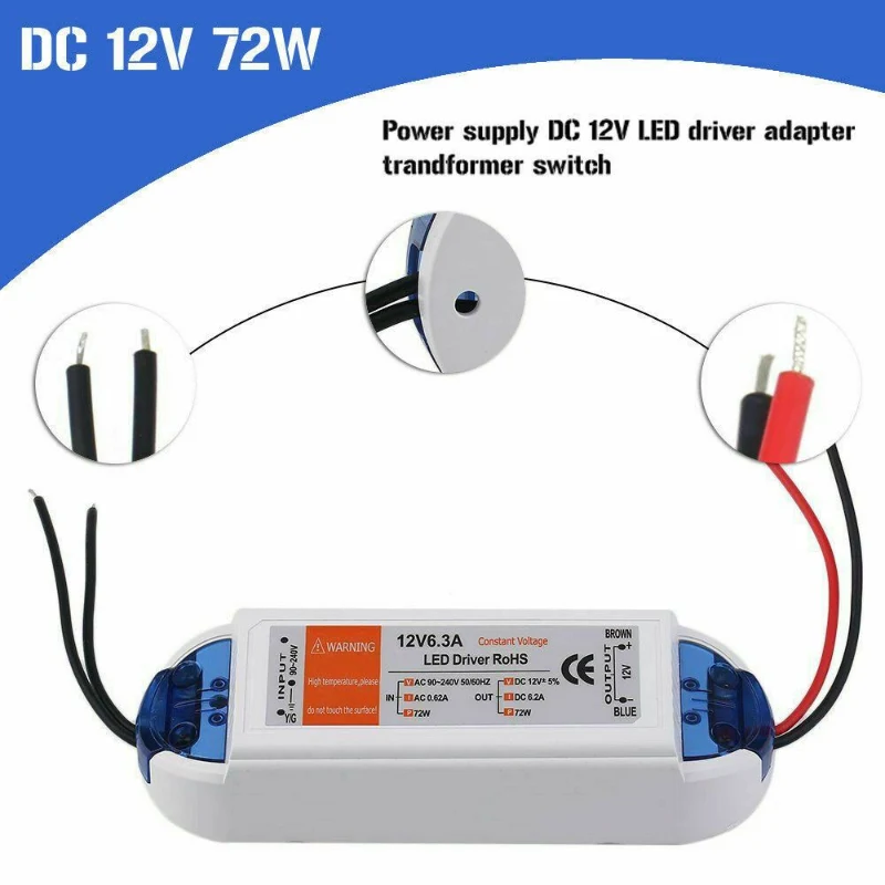 LED Treiber 12V DC | 18W - 100W Constant Voltage Trafo ~1548